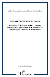  Anonyme - Variations et francophonie.