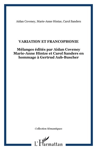  Anonyme - Variations et francophonie.