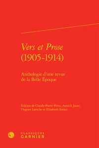 Vers et prose (1905-1914)