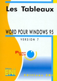  Anonyme - Word pour Windows 95 - Les tableau.