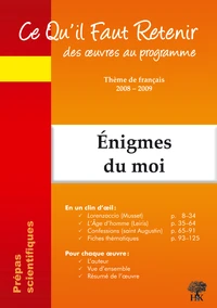 Ce Qu'il Faut Retenir des oeuvres au programme Enigmes du moi