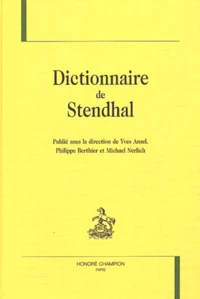 Dictionnaire de Stendhal
