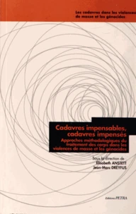 Cadavres impensables, cadavres impensés