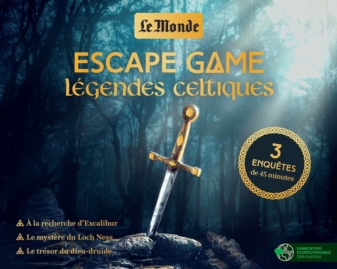  Antartik - Escape game Légendes celtiques - Avec 3 enquêtes de 45 minutes.