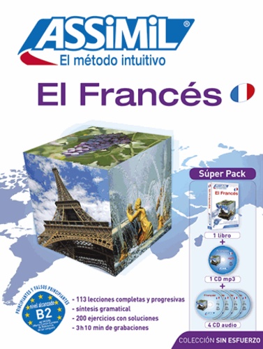 El francés B2. Super Pack  avec 5 CD audio