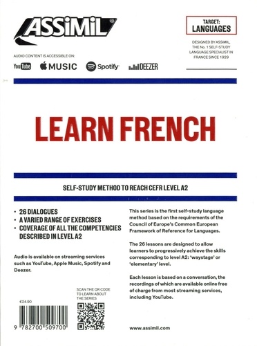 Learn French for beginners CEFR Target A2