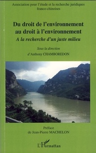 Anthony Chamboredon - Du droit de l'environnement au droit à l'environnement - A la recherche d'un juste milieu.