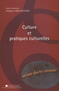 Antigone Mouchtouris et  Collectif - Culture et pratiques culturelles - Actes du colloque 12 mai 2006, Université de Perpignan Via-Domitia.