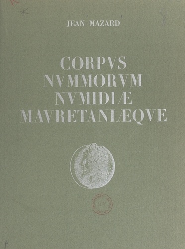 Corpus nummorum numidiae mauretaniaeque