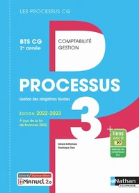 Processus 3 Gestion des obligations fiscales BTS CG 2e année Les processus CG