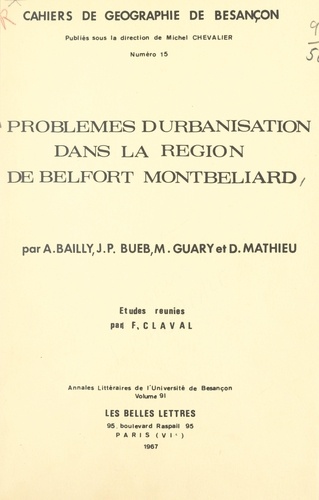 Problèmes d'urbanisation dans la région de Belfort Montbéliard