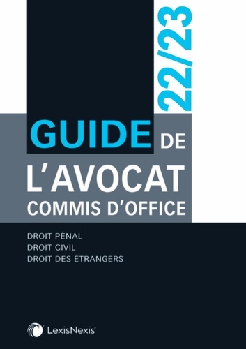 Guide de l'avocat commis d'office  Edition 2022-2023
