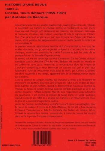 Histoire d'une revue. Tome 2, Cinéma, tours détours (1959-1981)