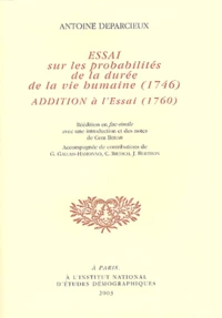 Essai sur les probabilités de la durée de la vie humaine (1746)