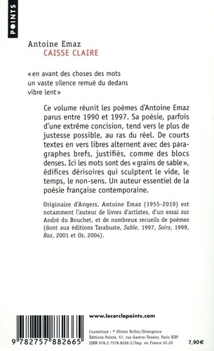 Caisse claire. Poèmes 1990-1997