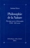 Antoine Faivre et Antoine Faivre - Philosophie de la nature.