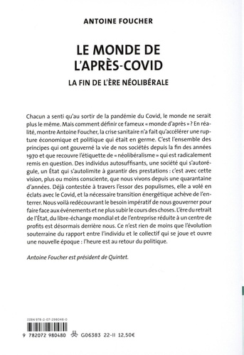 Le monde de l'après-Covid. La fin de l’ère néolibérale - Occasion