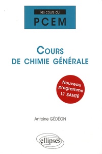 Antoine Gédéon - Cours de chimie générale.