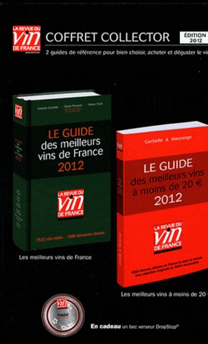 Antoine Gerbelle et Philippe Maurange - Coffret collector La revue du vin de France - Le guide des meilleurs vins de France 2012 ; Le guides des meilleurs vins à moins de 20 euros 2012.