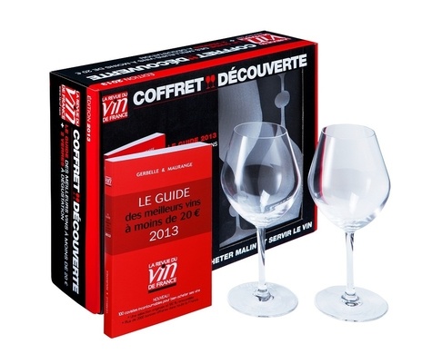 Coffret Découverte. Le guide 2013 des meilleurs vins à moins de 20 euros + 2 verres à dégustation