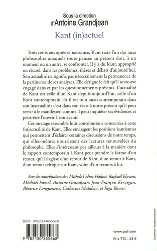 Kant (in)actuel