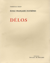 Antoine Hermary - Exploration archéologique de Délos - Tome 34, La sculpture archaïque et classique Tome 1, Catalogue des sculptures classiques de Délos.
