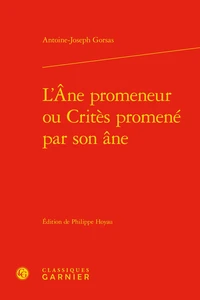 L'Ane promeneur ou Critès promené par son âne