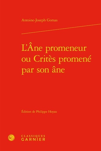 L'Ane promeneur ou Critès promené par son âne