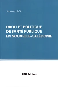 Droit et politique de santé publique en Nouvelle-Calédonie