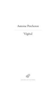 Antoine Percheron - Végétal.