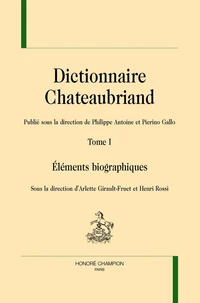 Dictionnaire Chateaubriand