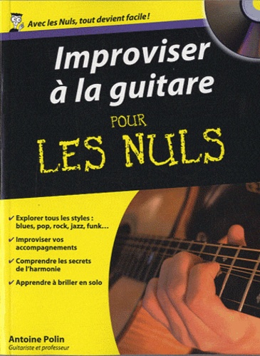 Improviser à la guitare pour les nuls  avec 1 CD audio