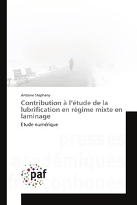 Antoine Stephany - Contribution à l'étude de la lubrification en régime mixte en laminage - Etude numérique.