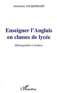 Enseigner l'Anglais en classe de lycée.