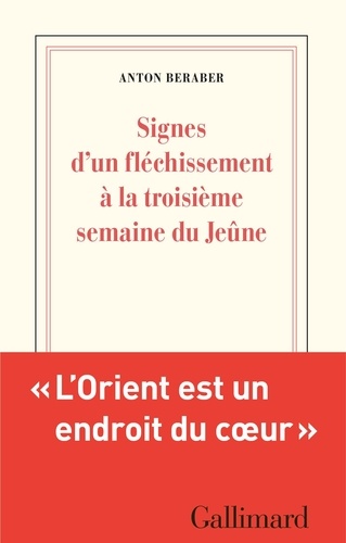 Signes d’un fléchissement à la troisième semaine du jeûne