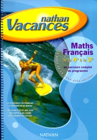 Maths Francais De La 4e A La 3e. Un Parcours Complet Du Programme