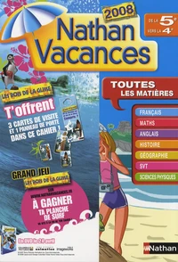 Nathan vacances de la 5e vers la 4e