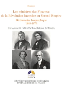 Les ministres des Finances de la Révolution française au Second Empire