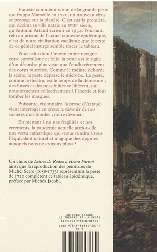 Le théâtre et la peste. Suivi de Lettres de Rodez à Henri Parisot