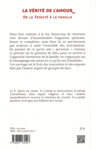 La vérité de l'amour. De la Trinité à la Famille