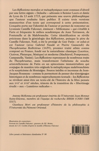 Réflexions morales et métaphysiques sur les religions et sur les connaissances des hommes. Manuscrit clandestin attribuable à Camille Falconet (1671-1762)