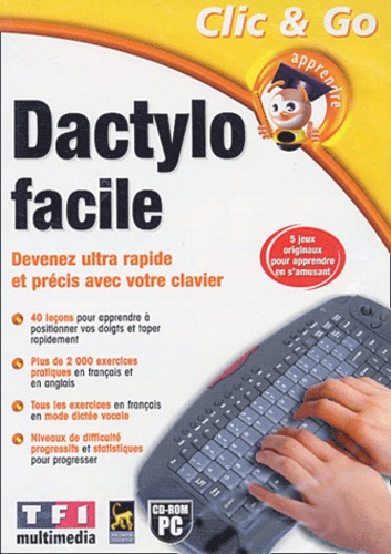 Dactylo facile. CD-ROM de Collectif - Livre - Decitre