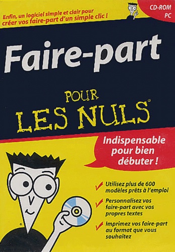 Faire-part pour les nuls. CD-ROM de Collectif - Livre - Decitre