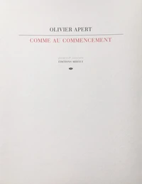 Comme au commencement