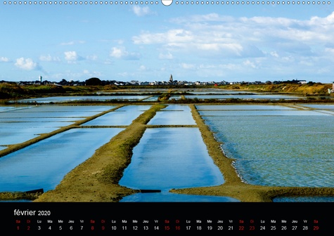 CALVENDO Places  Couleurs Bretagne(Premium, hochwertiger DIN A2 Wandkalender 2020, Kunstdruck in Hochglanz). Un voyage à travers la Bretagne, tout en couleurs. (Calendrier mensuel, 14 Pages )