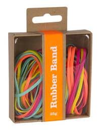 Bracelets fluorescents en caoutchouc 25g - fluor collection - 4 couleurs fluo