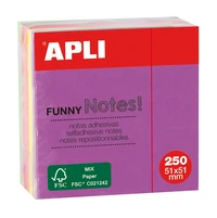 Cube apli note 5 couleurs 205f 51x51