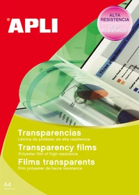 Films polyester transparents a4 pour imprimantes jet d’encre - 20 feuilles 100 µm