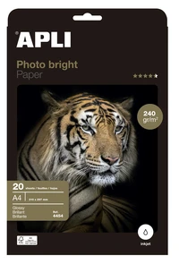Papier photo brillant photobright a4 - 20 feuilles 240g
