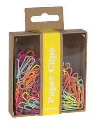 Trombones - fluor collection - 100 trombones fluorescents - 4 couleurs fluo